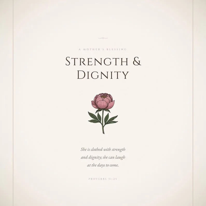 View 4 of Proverbs 31:25 Scripture Wall Art, She Is Clothed With Strength and Dignity