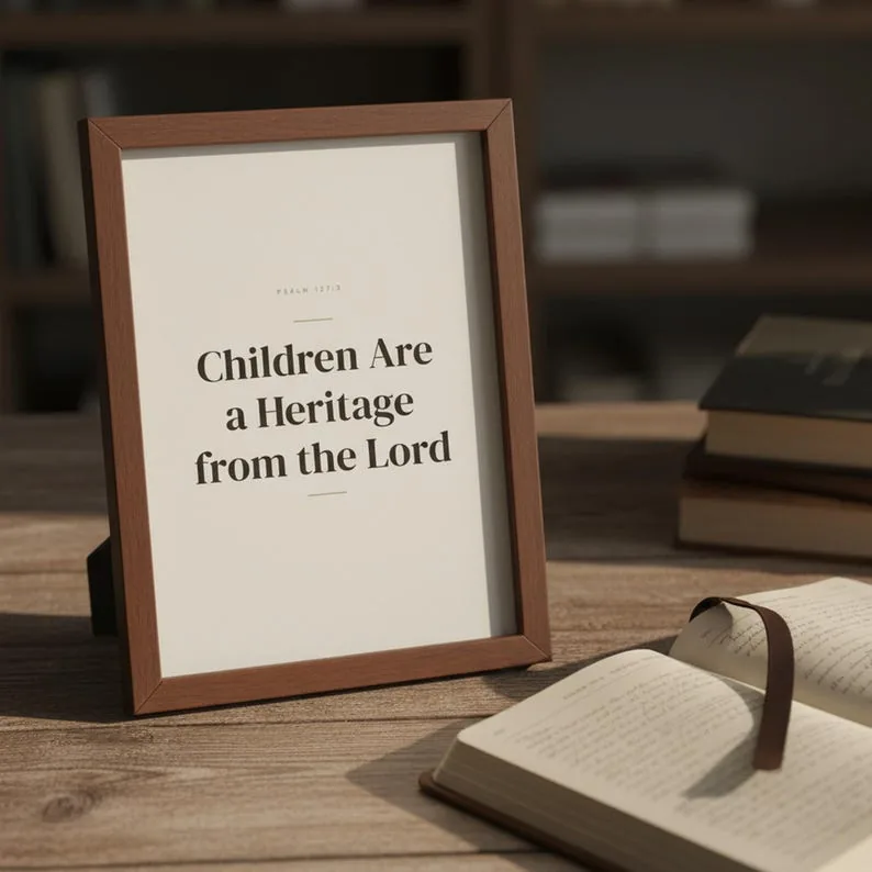 View 4 of Father's Day Scripture Wall Art Set of 3 Bible Verse Prints