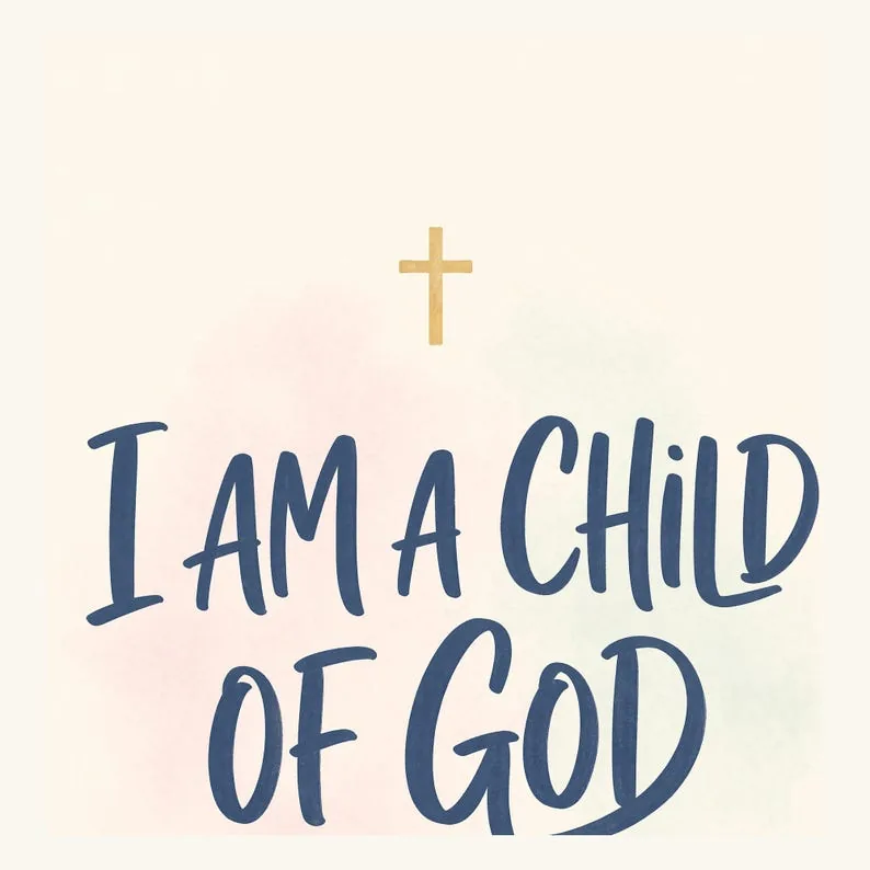 View 4 of Kids Christian Wall Art Set of 6 Scripture Affirmation Prints