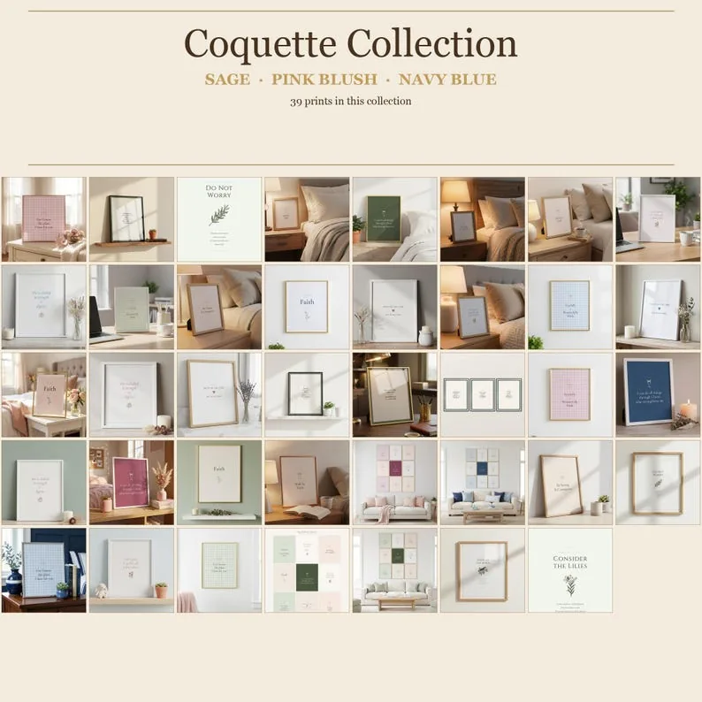 View 2 of 128+ Christian Wall Art Mega Bundle: Complete Shop Scripture Prints Digital Download