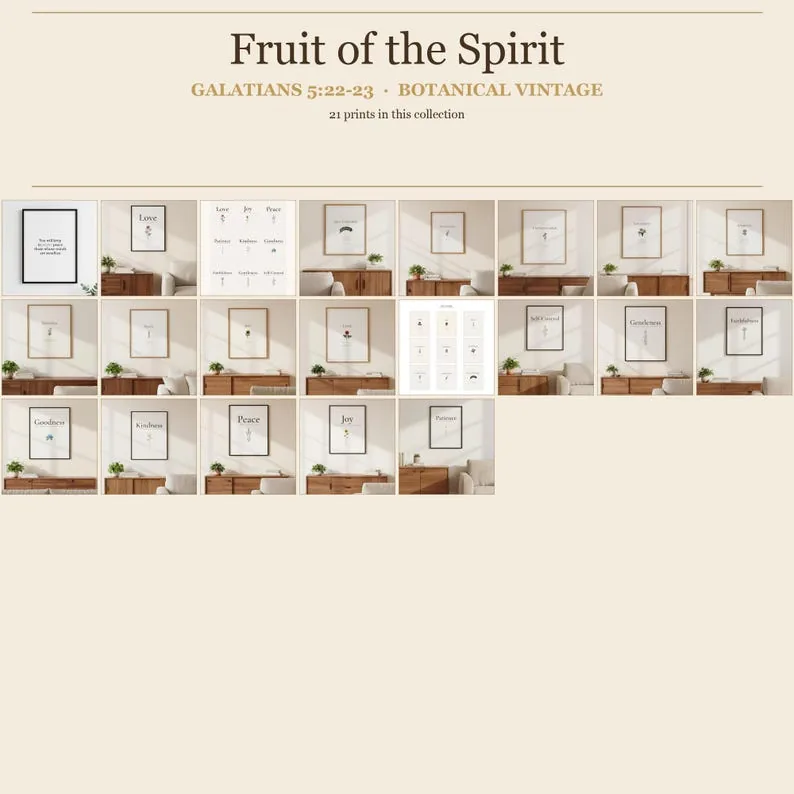 View 3 of 128+ Christian Wall Art Mega Bundle: Complete Shop Scripture Prints Digital Download