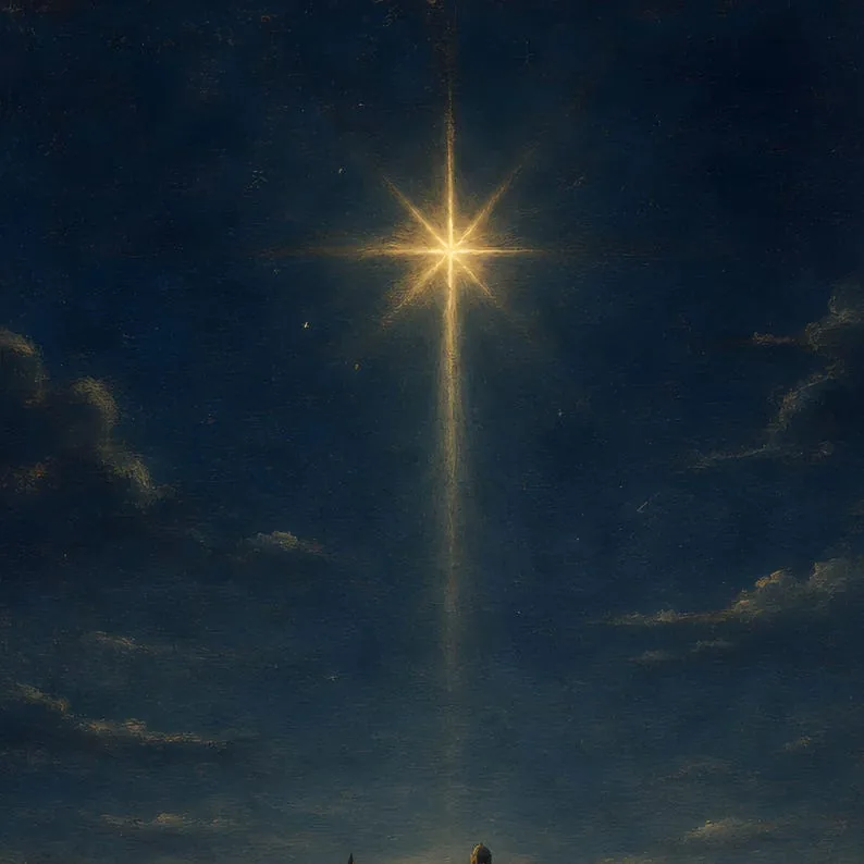 View 4 of Star of Bethlehem Matthew 2:2 Vintage Bible Art