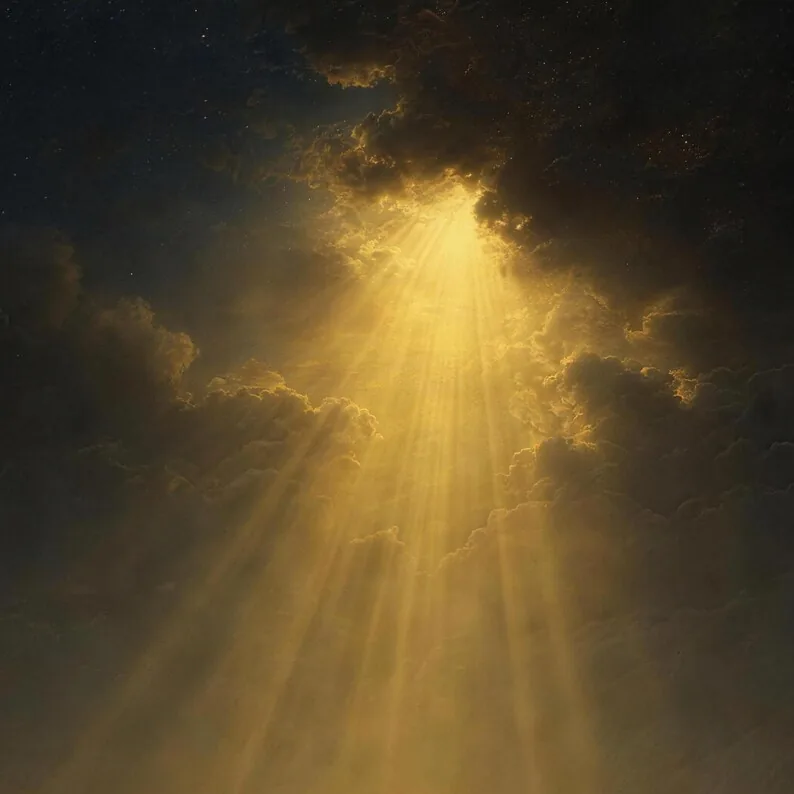 View 4 of Glory to God Luke 2:14 Shepherds Field Print