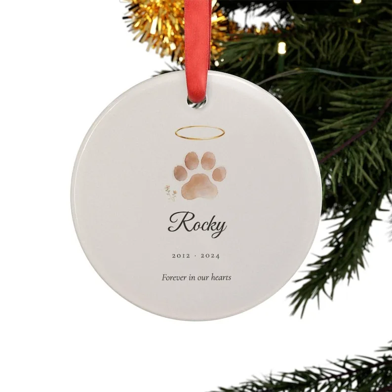 Personalized Pet Memorial Ornament